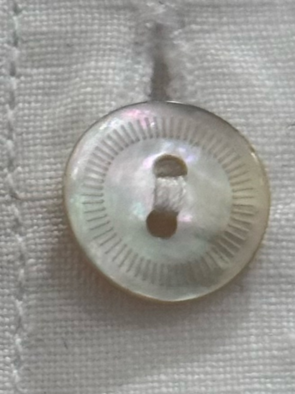 Eileen Fisher White Sleeveless Button-Front Midi Dress - Picture 4 of 6